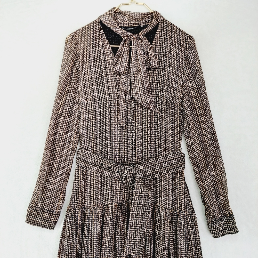 Zara Brown Midi Dress - Picture 4 of 11